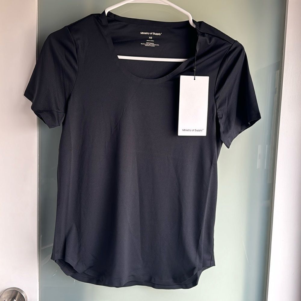 Ministry Of Supply Luxe Touch‎ Tee In Black